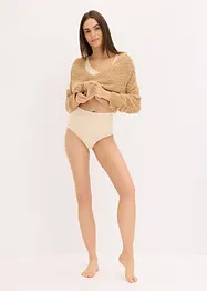 Lot de 2 slips sculptants sans coutures, maintien modéré, bonprix