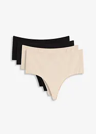 Lot de 4 strings taille haute, bonprix