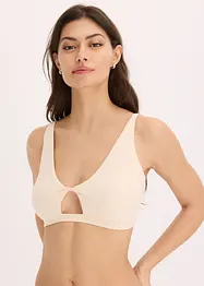 Lot de 2 soutiens-gorge bralette coton, bonprix