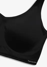 ​​​​Wattierter Feel Comfort Lasercut T-Shirt BH ohne Bügel, bonprix