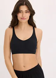 ​​​​Wattierter Feel Comfort Lasercut T-Shirt BH ohne Bügel, bonprix