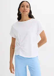 T-shirt avec détail noué, bonprix