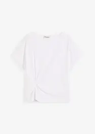 T-shirt avec détail noué, bonprix