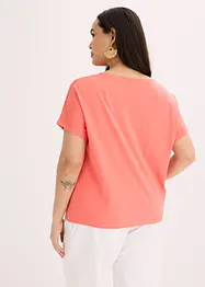 T-shirt avec détail noué, bonprix