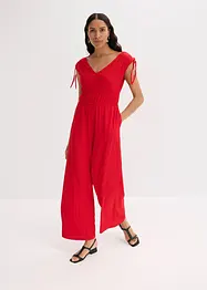 Jumpsuit aus strukturiertem Crêpe, bonprix
