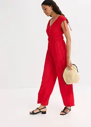 Jumpsuit aus strukturiertem Crêpe, bonprix