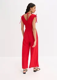 Jumpsuit aus strukturiertem Crêpe, bonprix