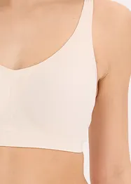 ​​​​Wattierter Feel Comfort Lasercut T-Shirt BH ohne Bügel, bonprix