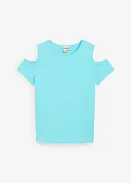 T-shirt à découpes 100% coton, bonprix