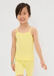 Lot de 3 tops à fines bretelles 100% coton, bonprix