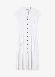 Robe midi légère en lin mélangé, bonprix