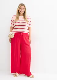 Pantalon large en viscose fine, bonprix