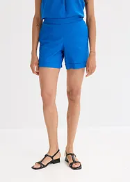 Short en lin mélangé, taille élastiquée, bonprix