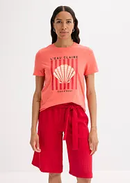 T-Shirt aus reiner Baumwolle, bonprix
