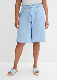 Bermuda fluide en viscose mélangée, taille élastiquée, bonprix