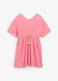 Robe caftan en coton froissé, bonprix