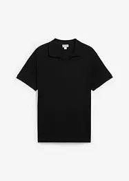 Polo en coton texturé, bonprix