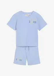 T-shirt et short (ens. 2 pces) en maille piquée de coton, bonprix