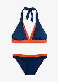 Bikini dos nu (ens. 2 pces) avec encolure en V, bonprix