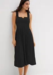 Shirtkleid mit leicht ausgestelltem Saum aus Baumwoll-Viskose-Mix, bonprix