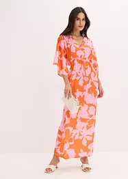 Robe longue en satin fluide, bonprix