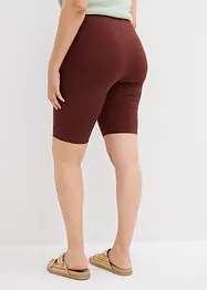 High-Waist-Radler aus Rippjersey, bonprix
