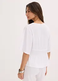 T-shirt tunique à dentelle, bonprix