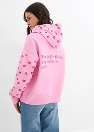 Sweat à capuche oversize 100% coton, bonprix