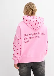 Sweat à capuche oversize 100% coton, bonprix