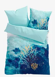Parure de lit réversible motif coraux, bonprix