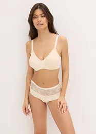 Culotte Maxi avec dentelle, découpes laser, bonprix