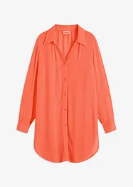 Lange Strandbluse aus fließender Viskose, bonprix