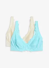 Lot de 2 soutiens-gorge à armatures, bonprix