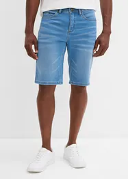 Bermuda confortable en jean et molleton, Regular, bonprix