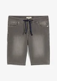 Bermuda confortable en jean et molleton, Regular, bonprix