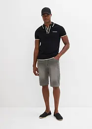 Bermuda confortable en jean et molleton, Regular, bonprix
