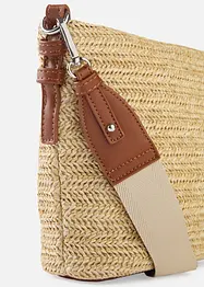 Sac à bandoulière aspect paille, bonprix