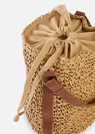 Sac seau en paille, bonprix