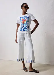 T-shirt en coton et soie, bonprix