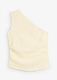 One-Shoulder-Top in Struktur Optik, bonprix