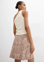 One-Shoulder-Top in Struktur Optik, bonprix