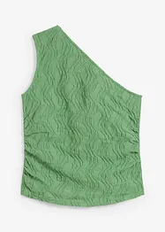 Top asymétrique en matière texturée, bonprix