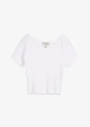Figurbetontes T-Shirt aus reiner Bio-Baumwolle, bonprix