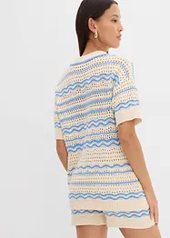 T-shirt en maille estivale coton et lin, bonprix
