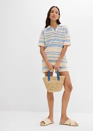 T-shirt en maille estivale coton et lin, bonprix