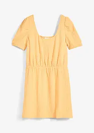 Robe en jersey crêpe texturé, bonprix