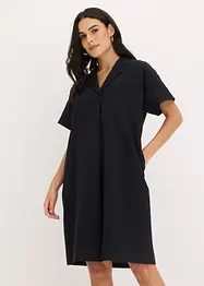 Lockeres Kleid aus Baumwolle mit eingelegter Falte, bonprix
