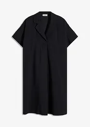 Lockeres Kleid aus Baumwolle mit eingelegter Falte, bonprix