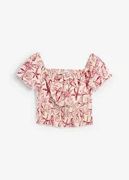 Carmenbluse aus reiner Baumwolle, bonprix