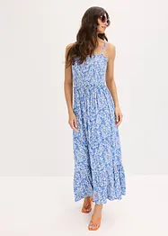 Robe smockée à fines bretelles, bonprix